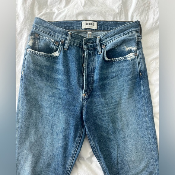 Agolde Riley Crop Straight Jeans - Picture 8 of 10